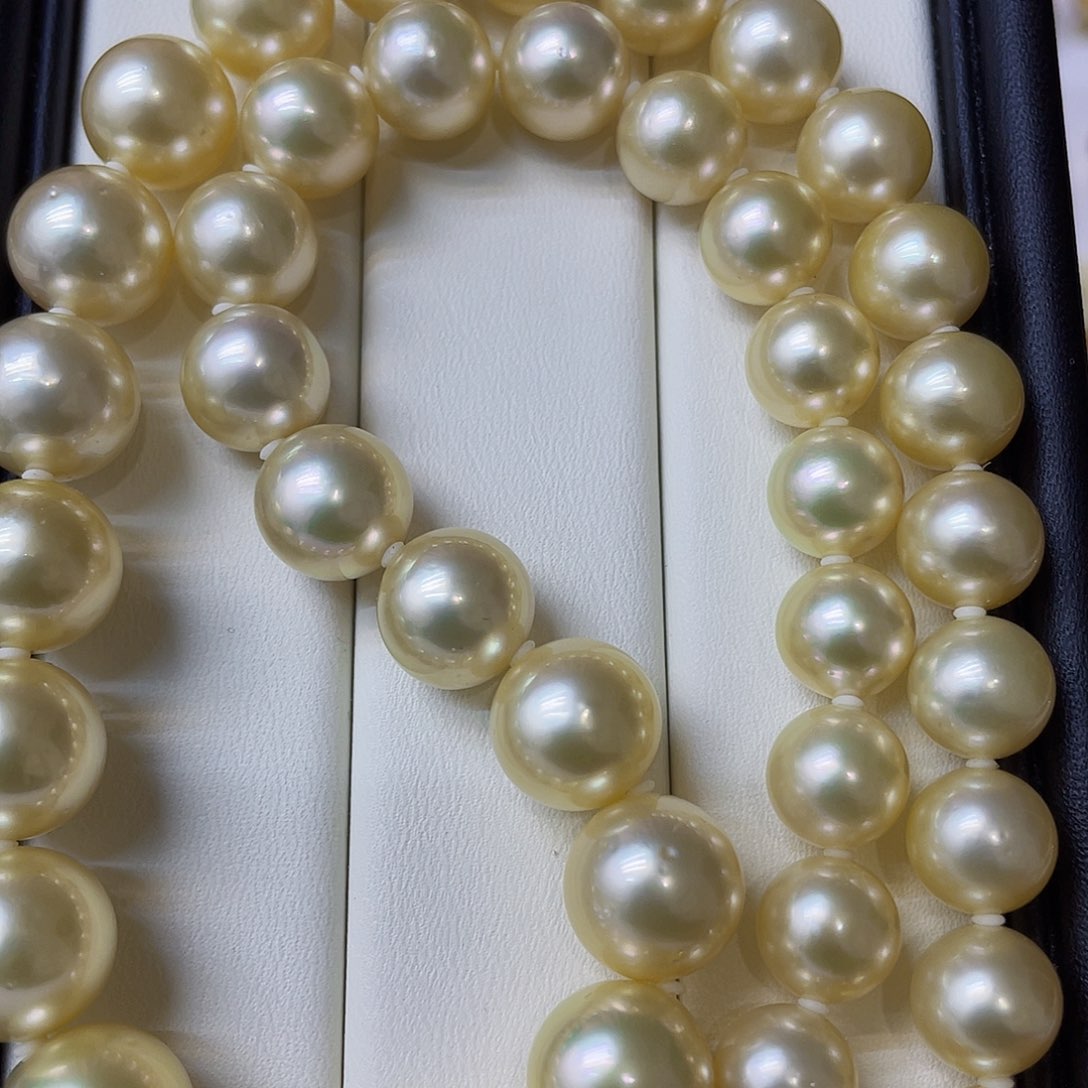 海水珍珠项链未镶嵌兔***草点位9到12