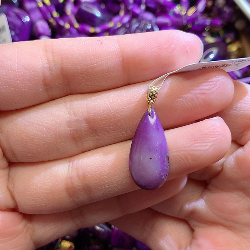 【闪购商品】苏纪石（舒俱来）吊坠18K金镶嵌