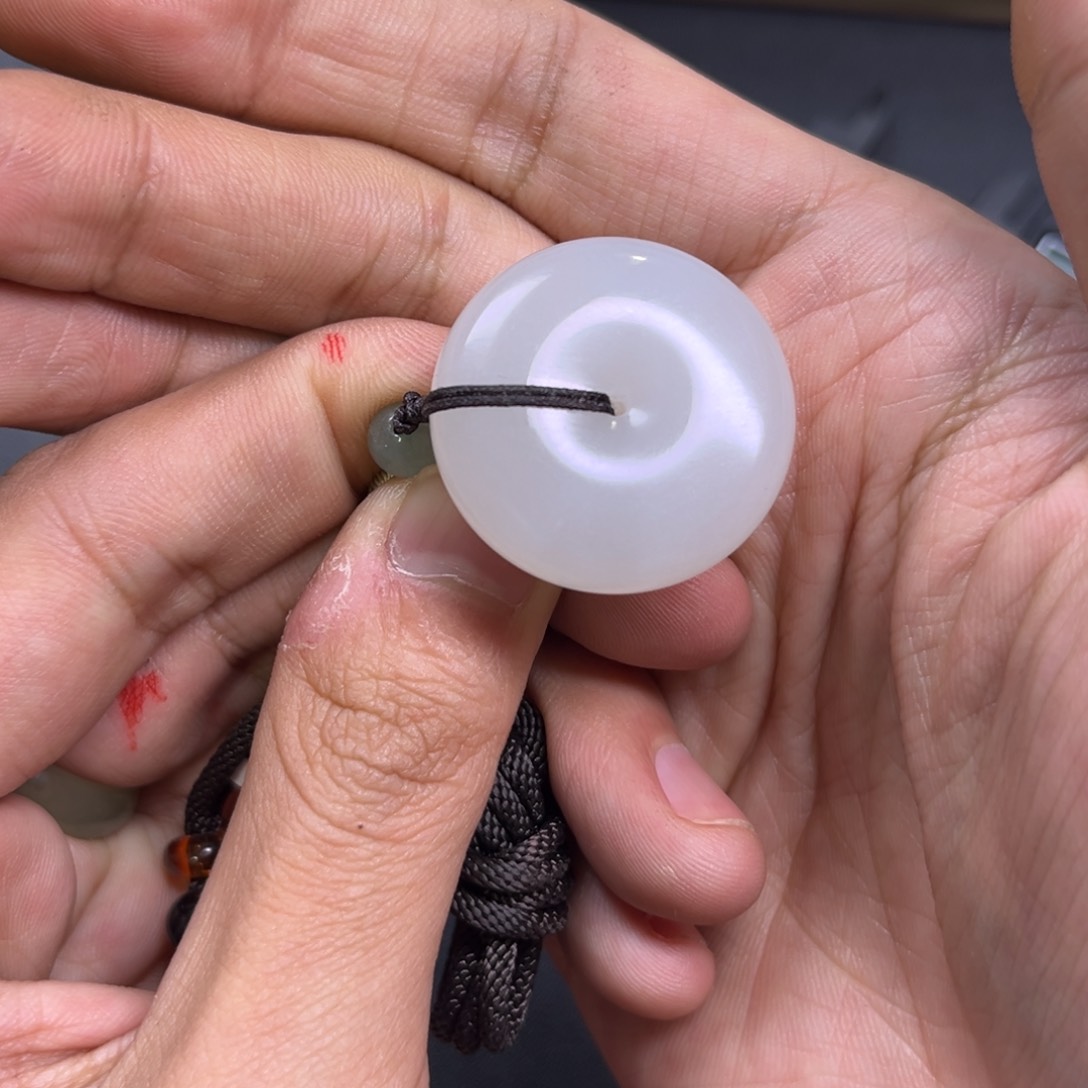 和田玉颈饰未镶嵌多样性平安扣29