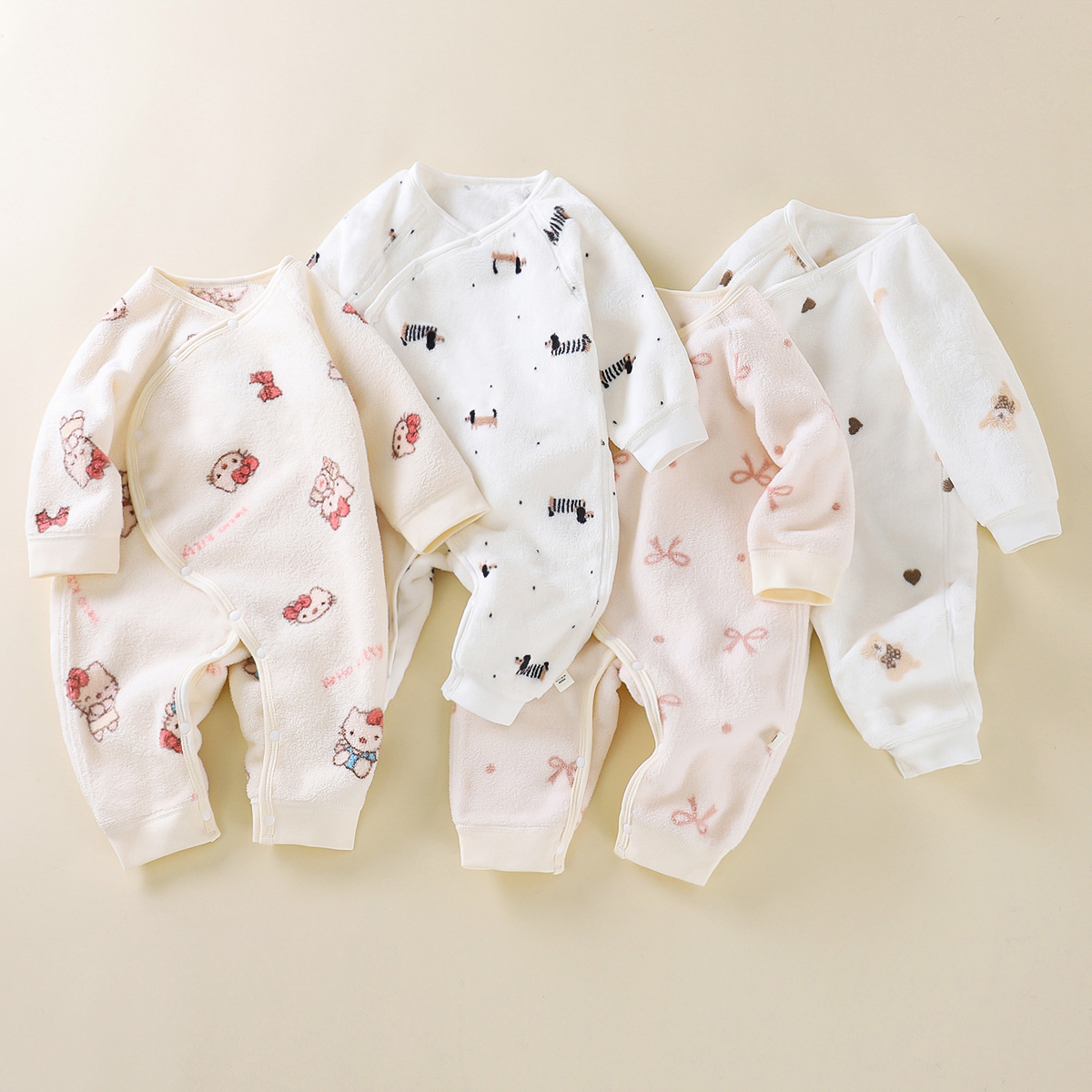 冬季通用春秋秋冬女A类哈衣爬服秋装男女宝新生婴（和尚服）