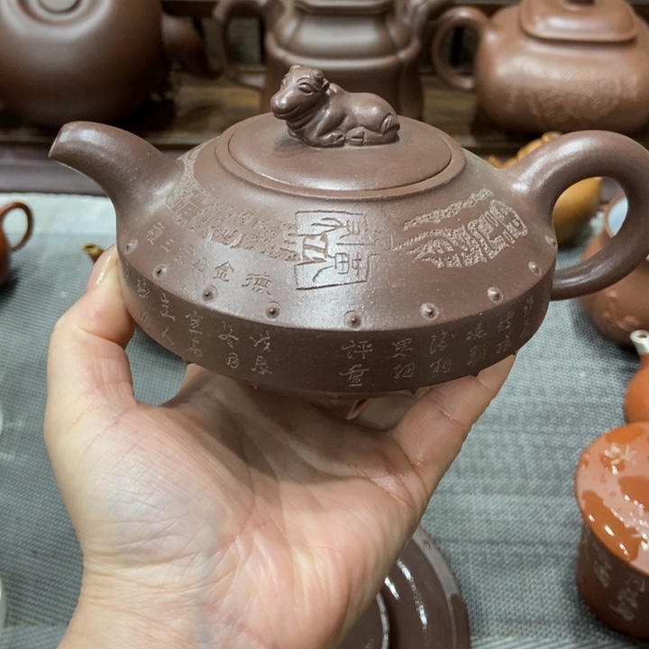 花***祭紫砂茶壶宜兴紫砂