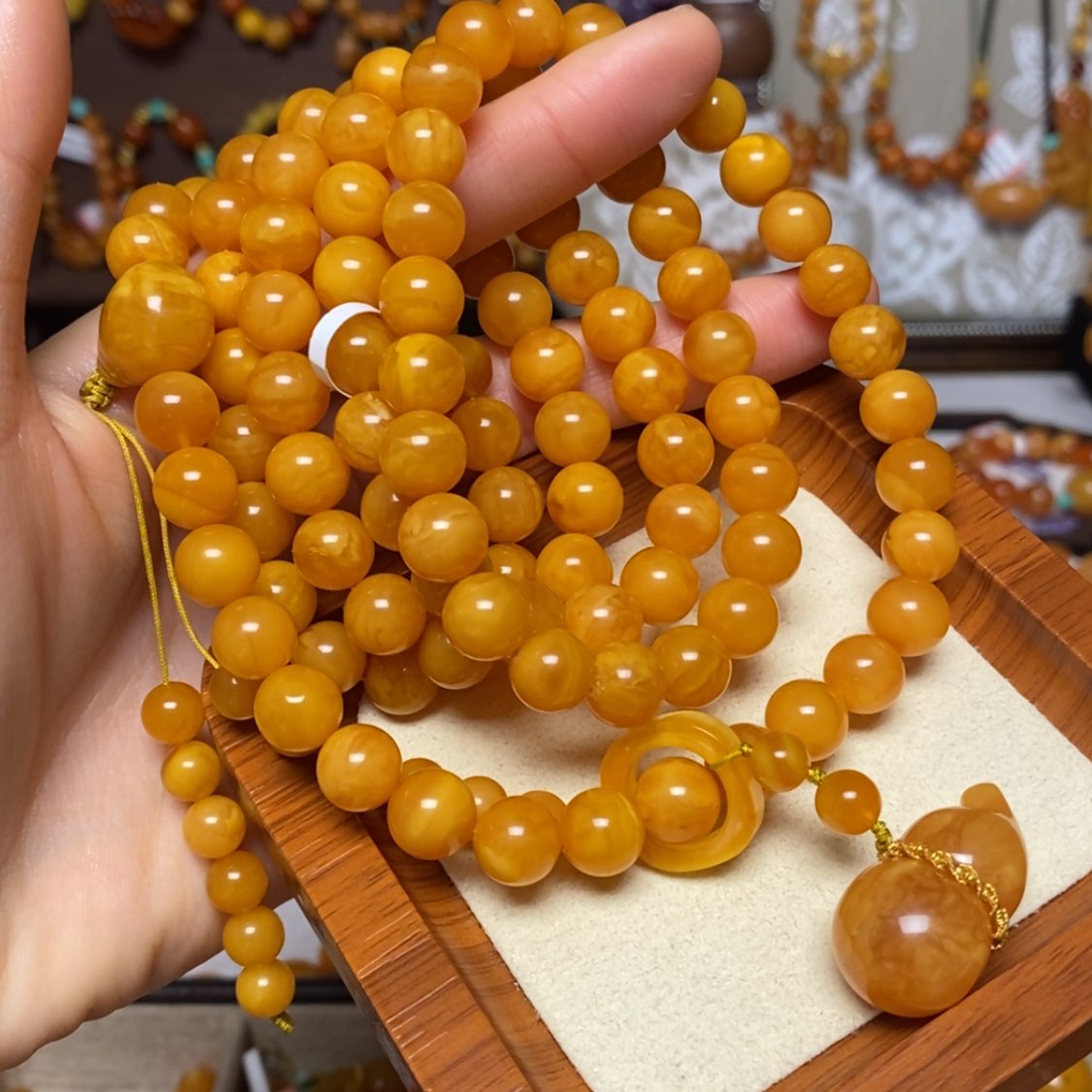 【闪购商品】手链蜜蜡未镶嵌手串