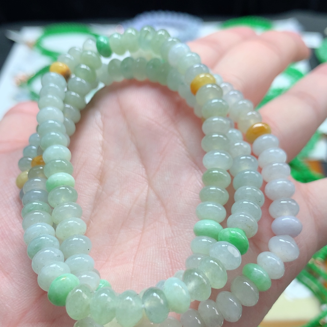 翡翠未镶嵌手链翡翠