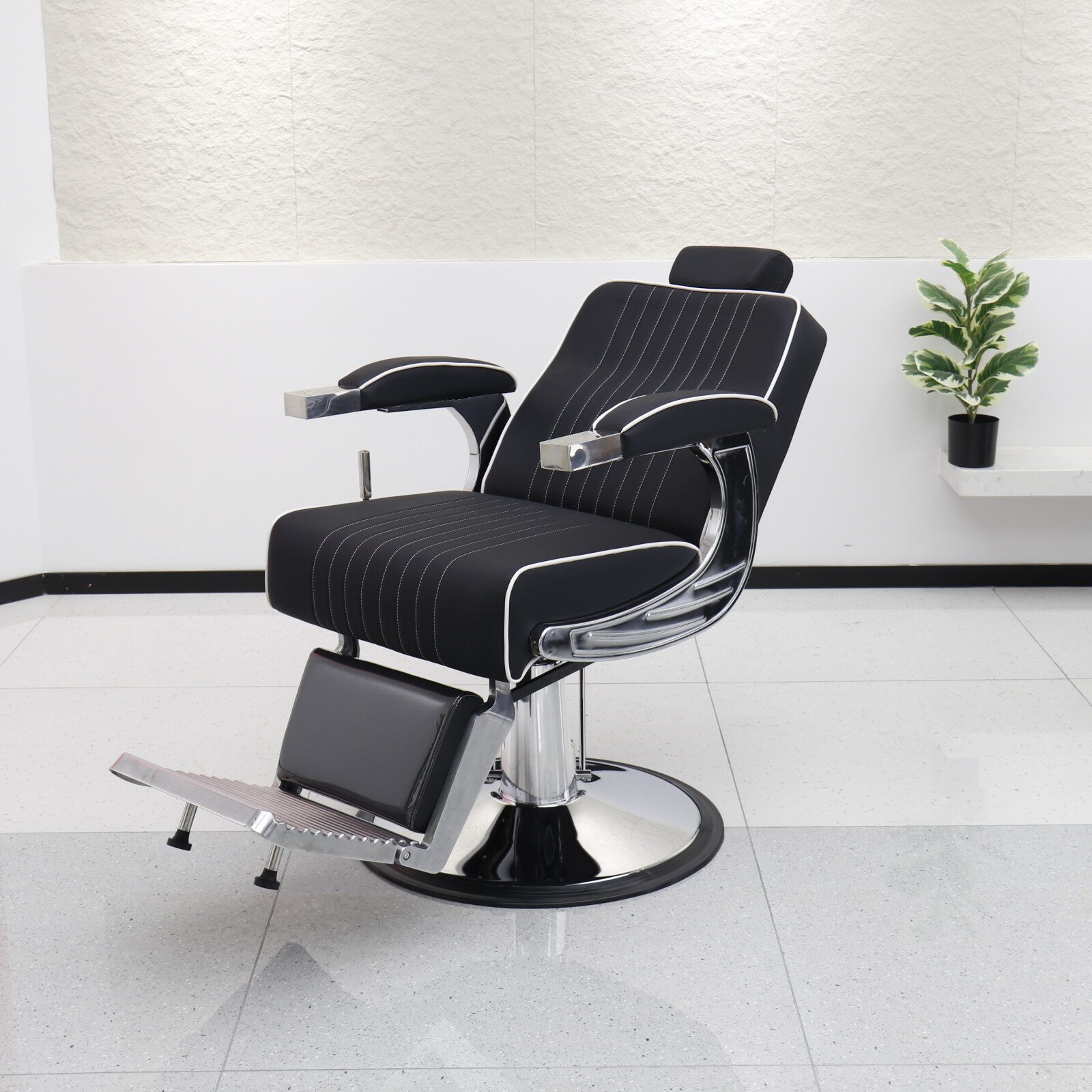 Barber男士复古油头椅子理发店美发店发廊专用可放倒烫染头皮刮脸