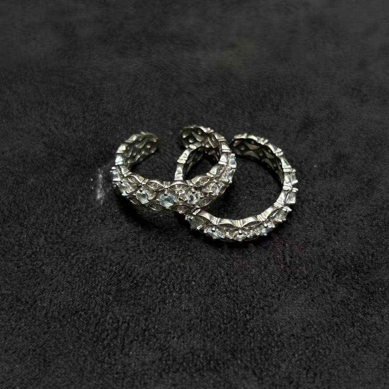 【老王优选】250819036264-天然海蓝宝戒指多样性发一