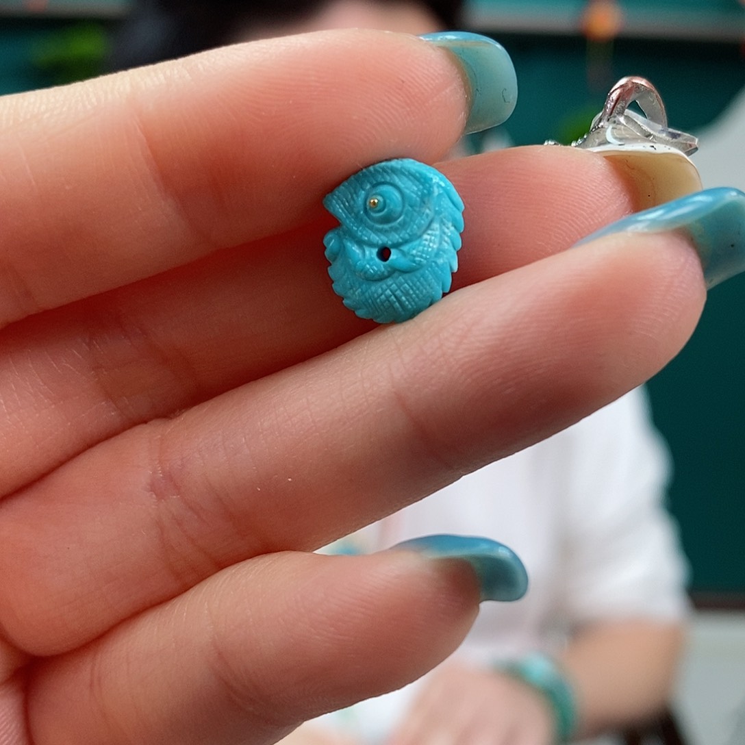 绿松石珠宝奇石未镶嵌