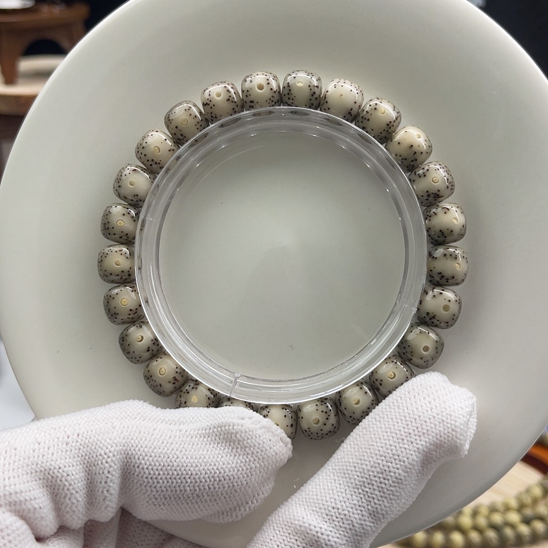 星月菩提手串石玉黄金瞳糯冰同枝高抛9×8