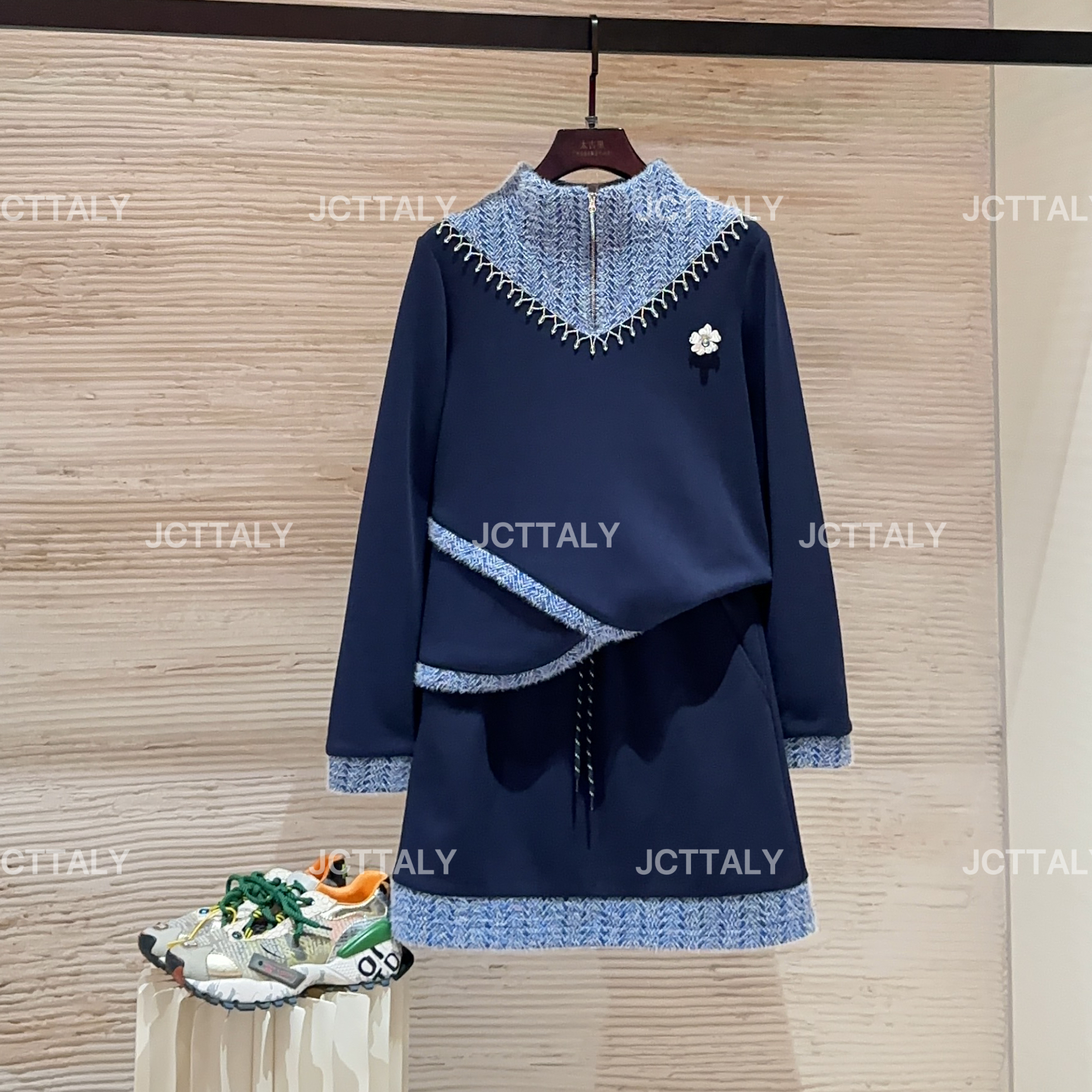 【宠粉价】（加绒）休闲工装风气质百搭显瘦洋气时尚套装TZ-993