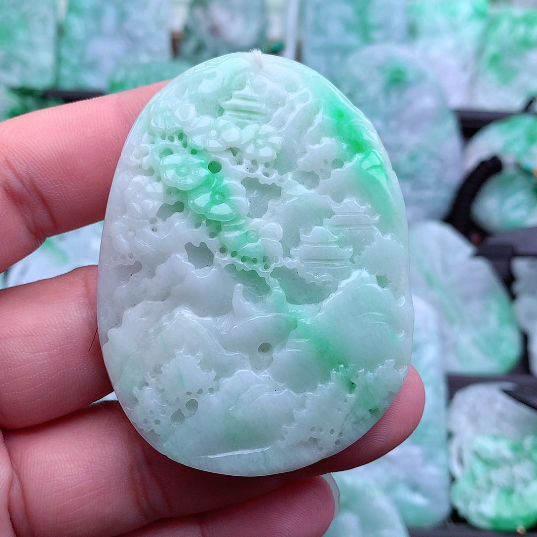 翡翠吊坠(不含链)未镶嵌