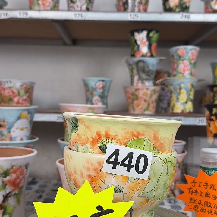 景德镇手绘多肉花盆