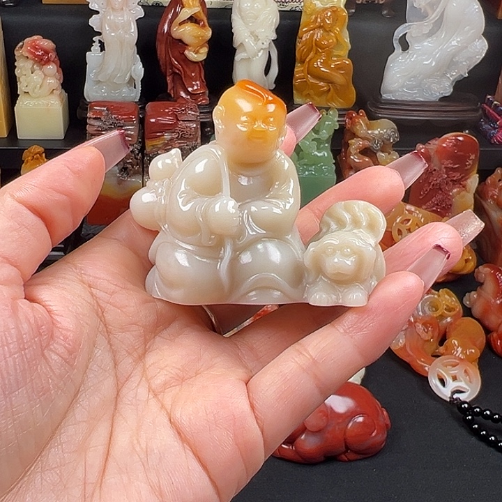 寿山石结晶汶洋石