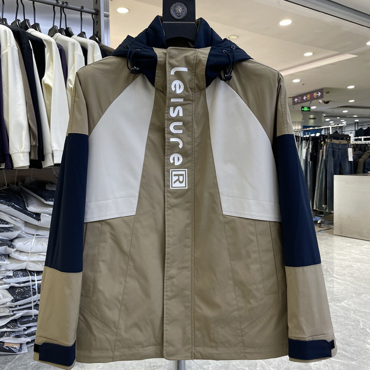 （175）撞色减龄保暖加厚夹克男工装秋冬帅外套防风品牌撤柜剪标