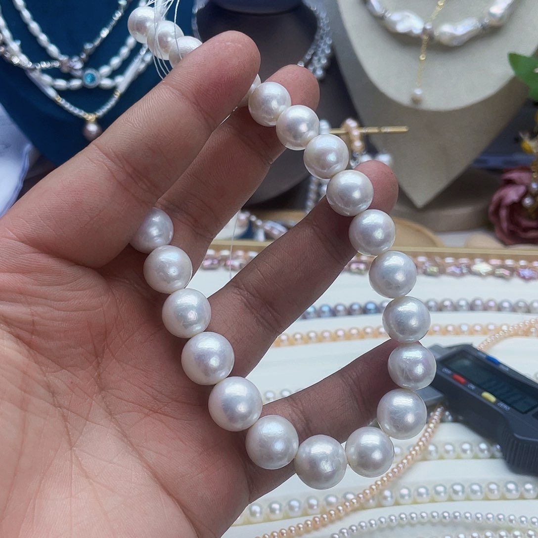 淡水珍珠颈饰银S925镶嵌雅**合