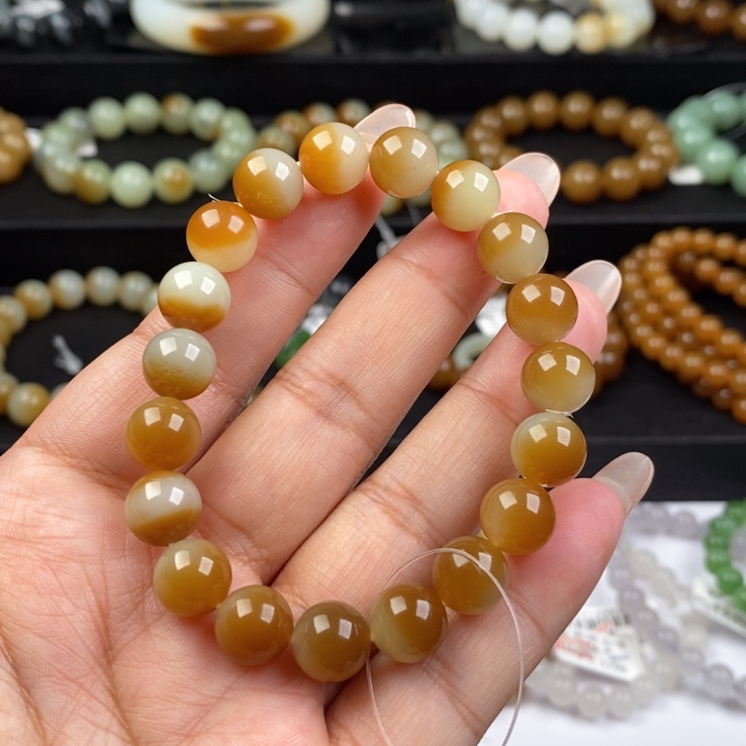 和田玉手串未镶嵌