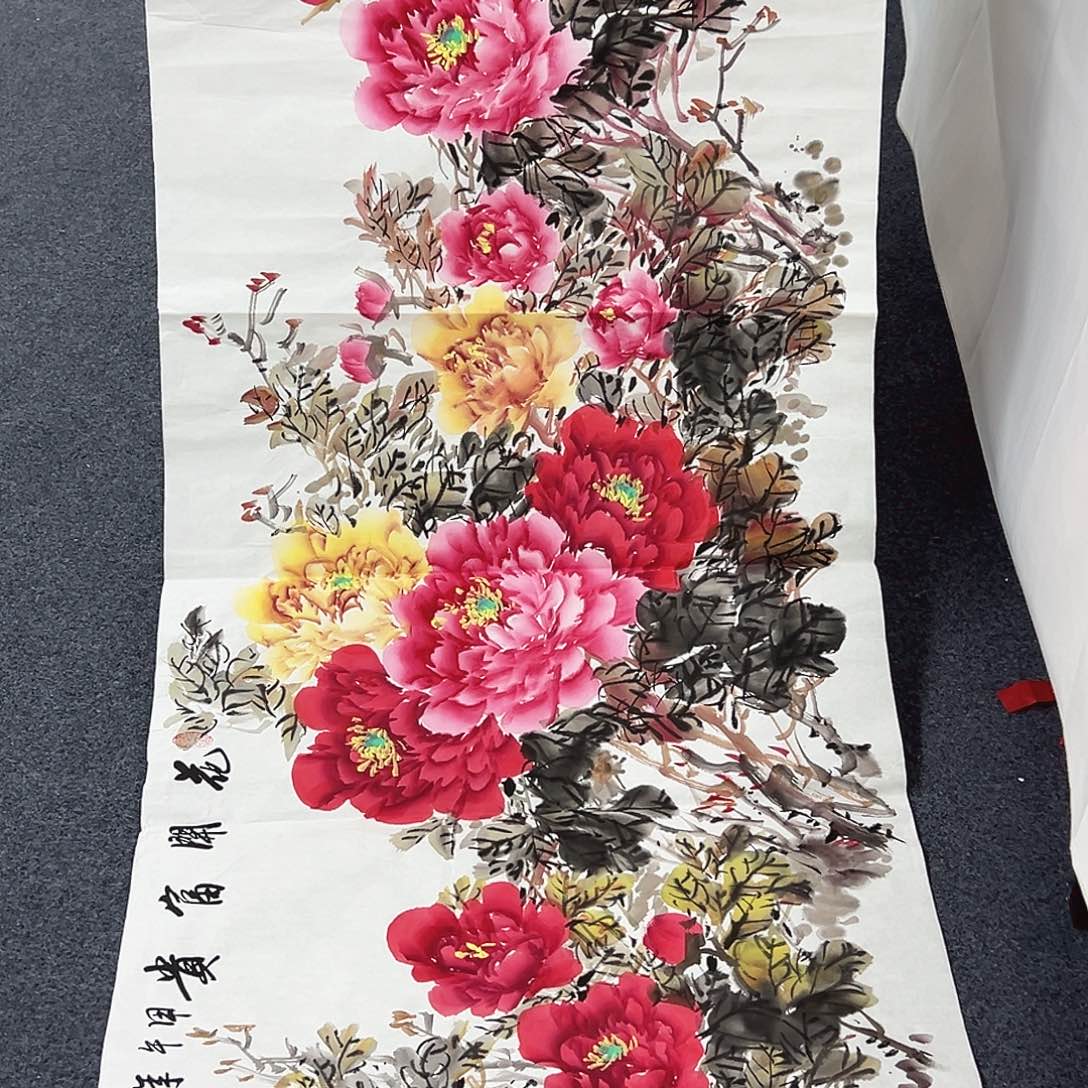 国画事事顺心如意万事如意万事如意