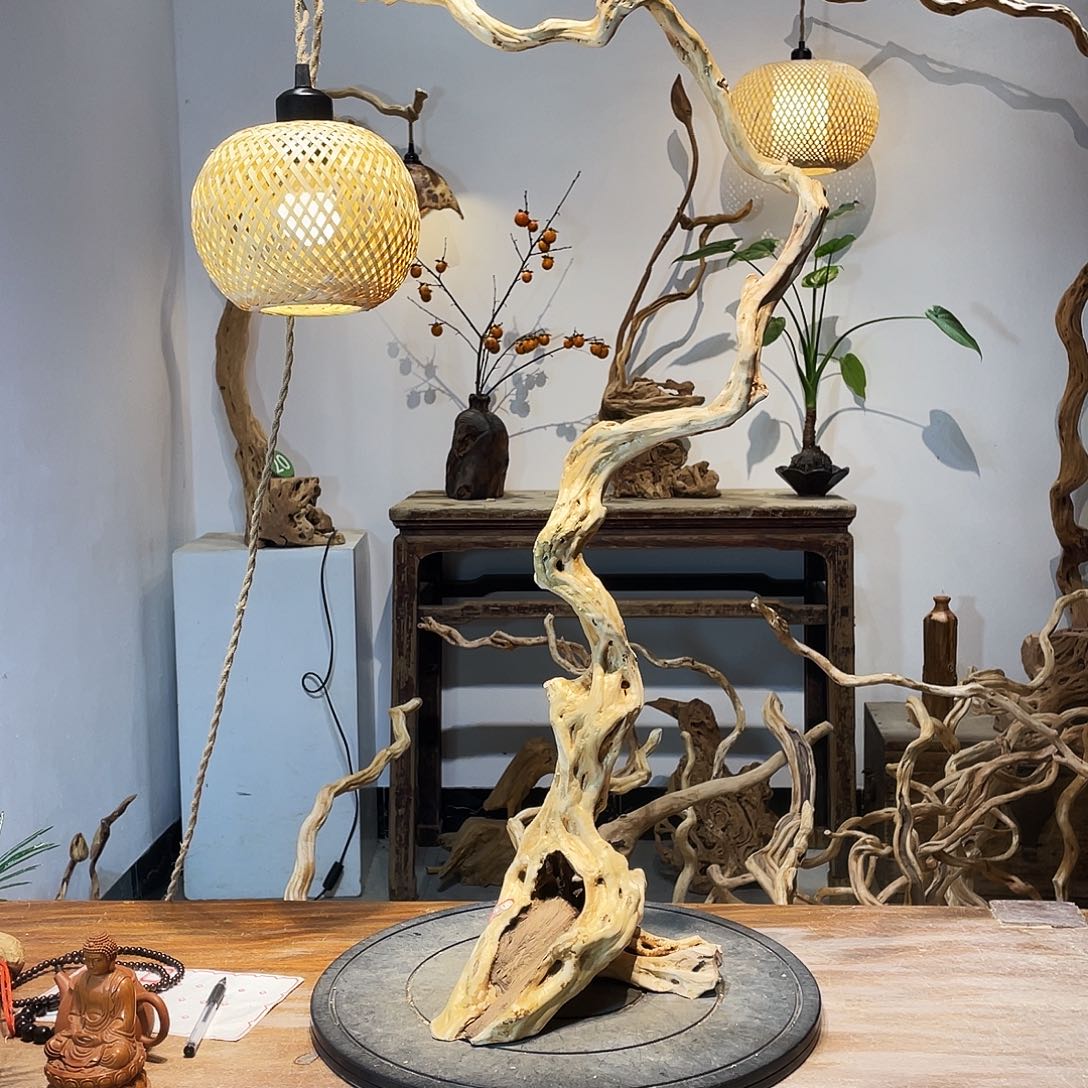 ****豆天然根雕陶制艺术品