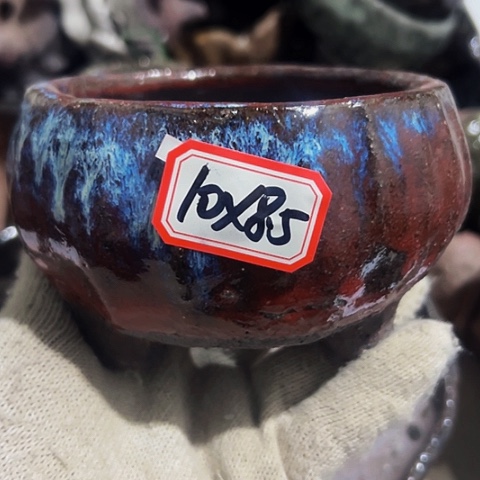 红陶粗陶花盆手工