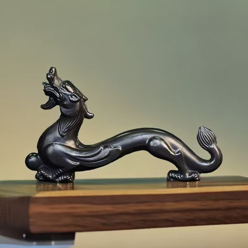 黑龙腾万里 宜兴紫砂摆件