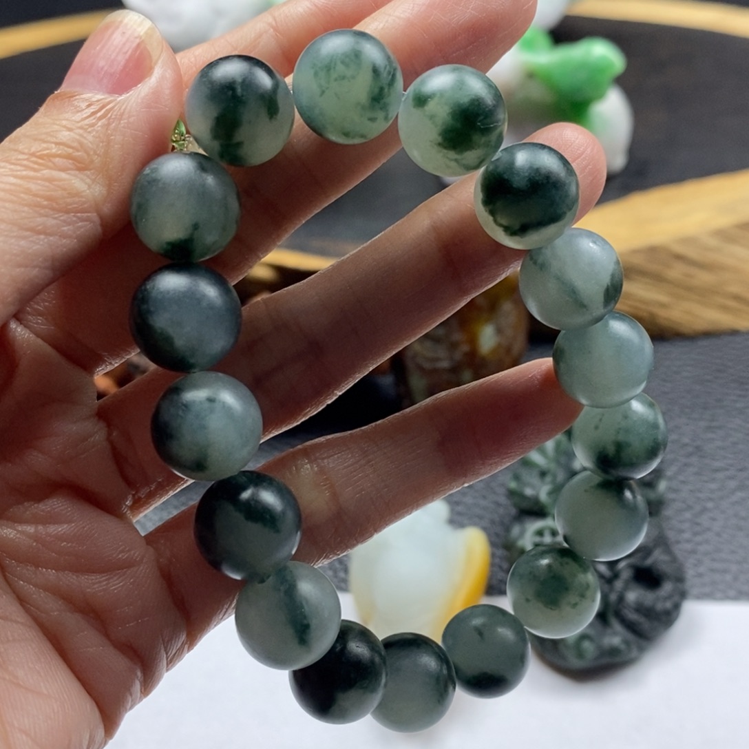 七***️定制翡翠未镶嵌手串