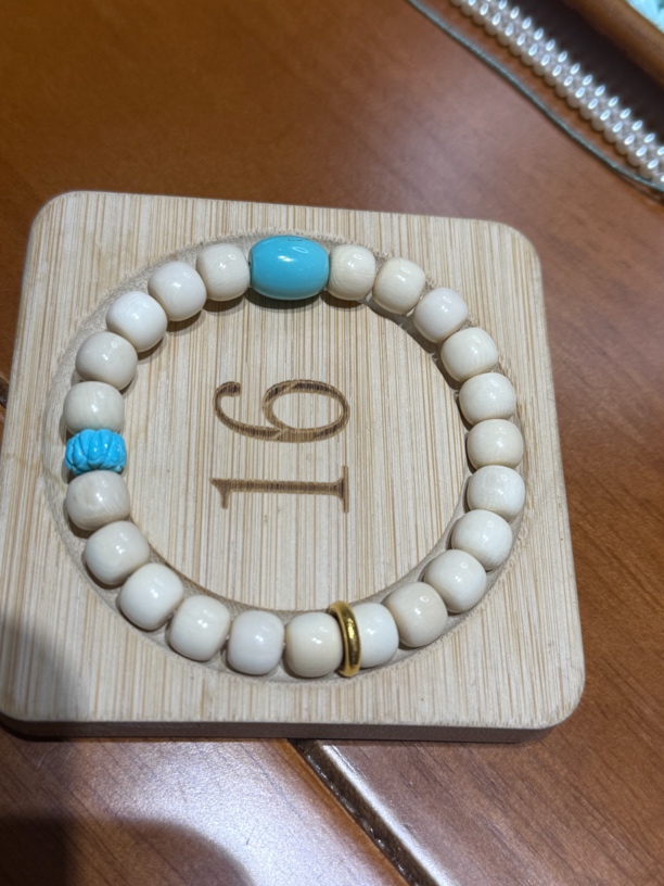 猛犸牙老型珠手串