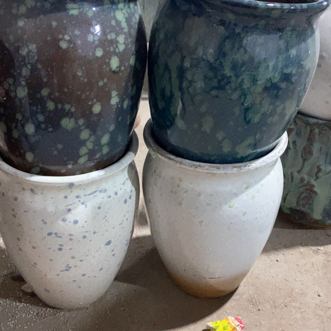 红陶瑕疵12-18四个