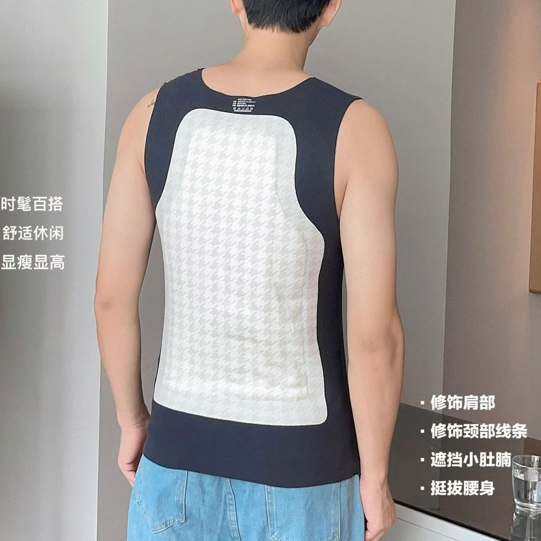 8801男士加厚保暖背心