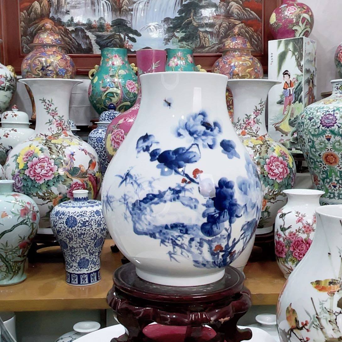 ****车陶摆件景德镇的陶瓷