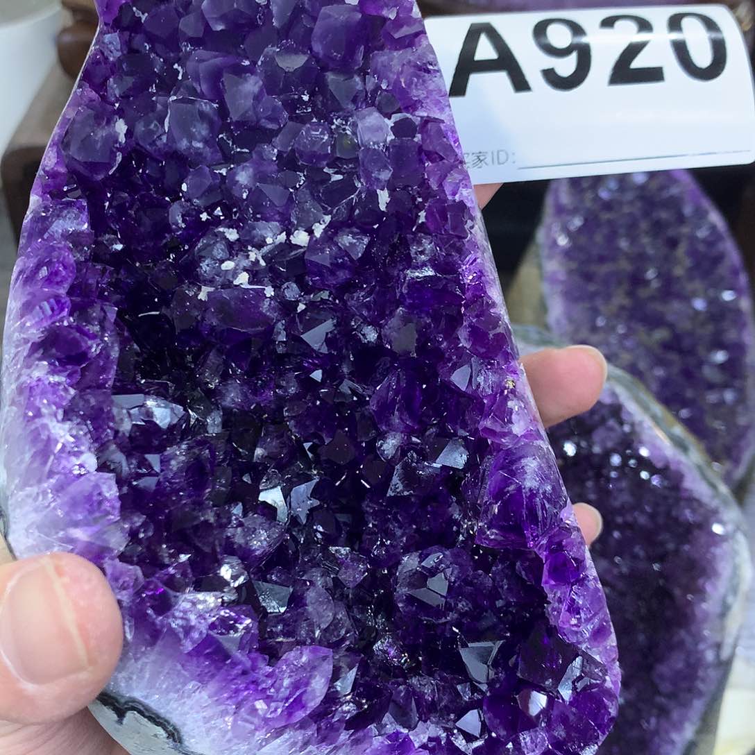 紫晶珠宝半成品未镶嵌920