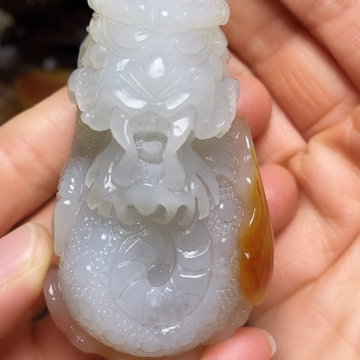 水***财和田玉（糖玉）未镶嵌挂件
