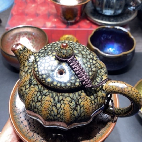 用***3茶盏建盏主人杯茶壶盖碗品茗杯