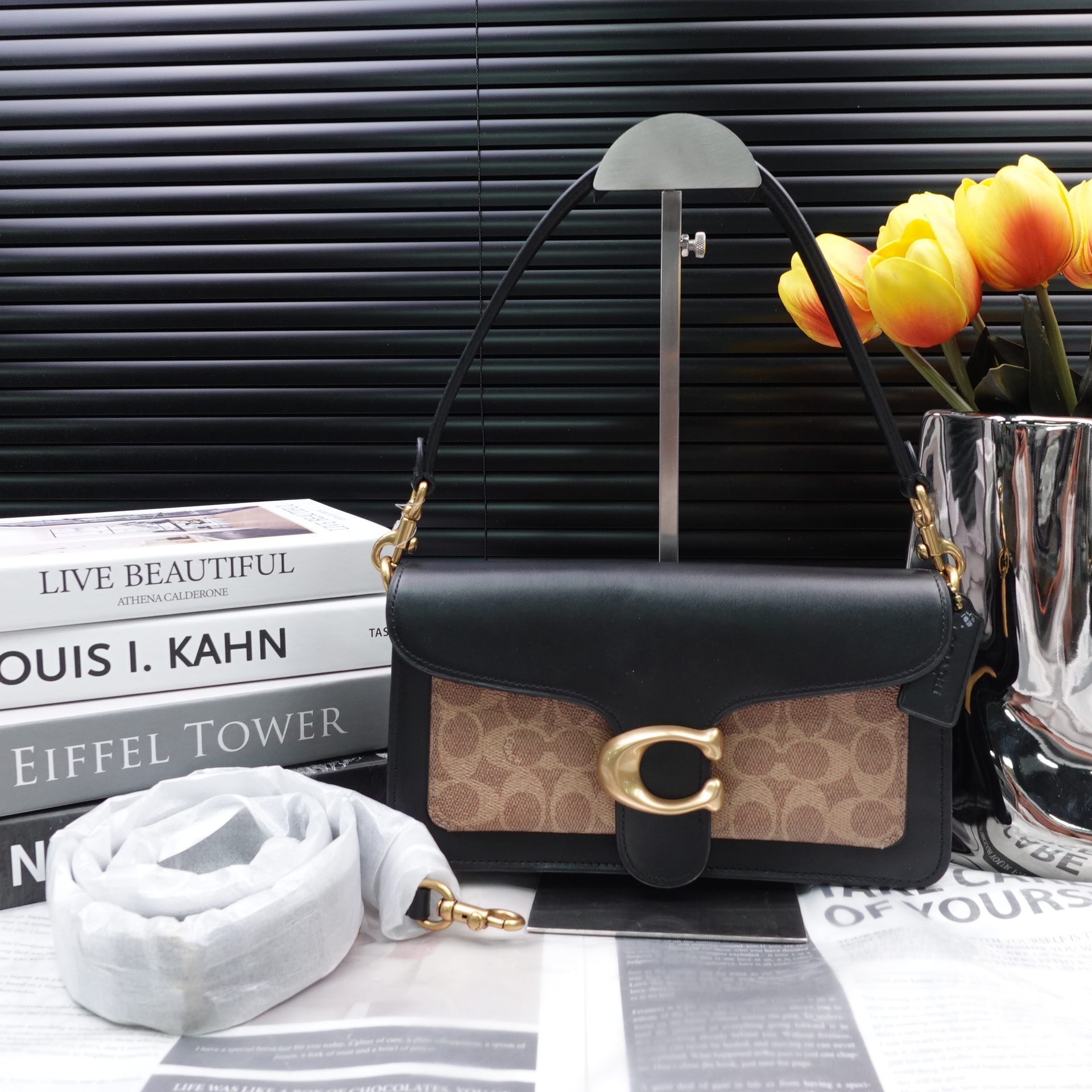 95新 COACH/蔻驰 单肩包/T10239253