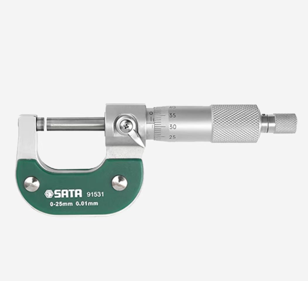 世达 SATA 千分尺高精度外径数显电子螺旋测微器壁厚千分卡尺 