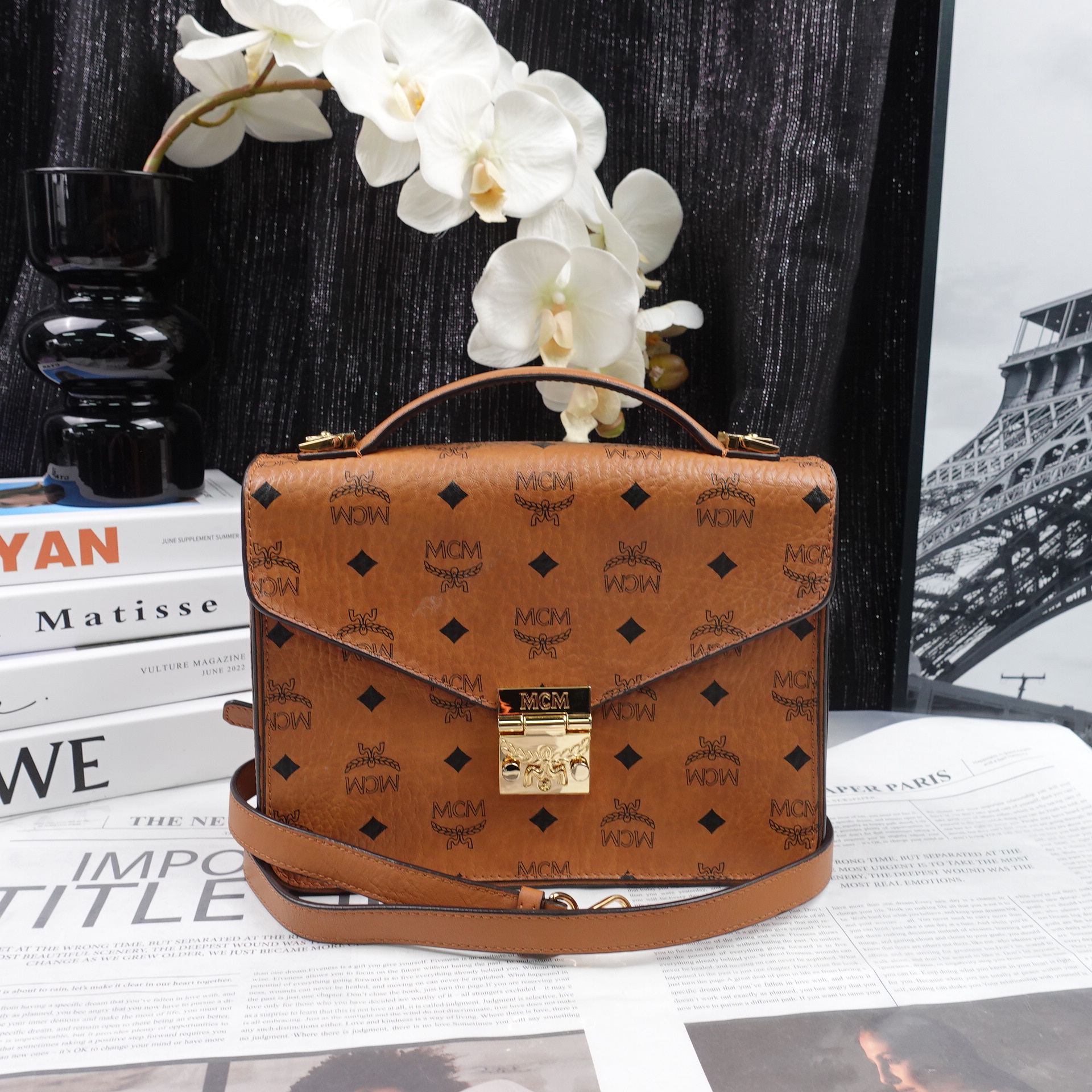 95新 MCM 单肩包/T10200769