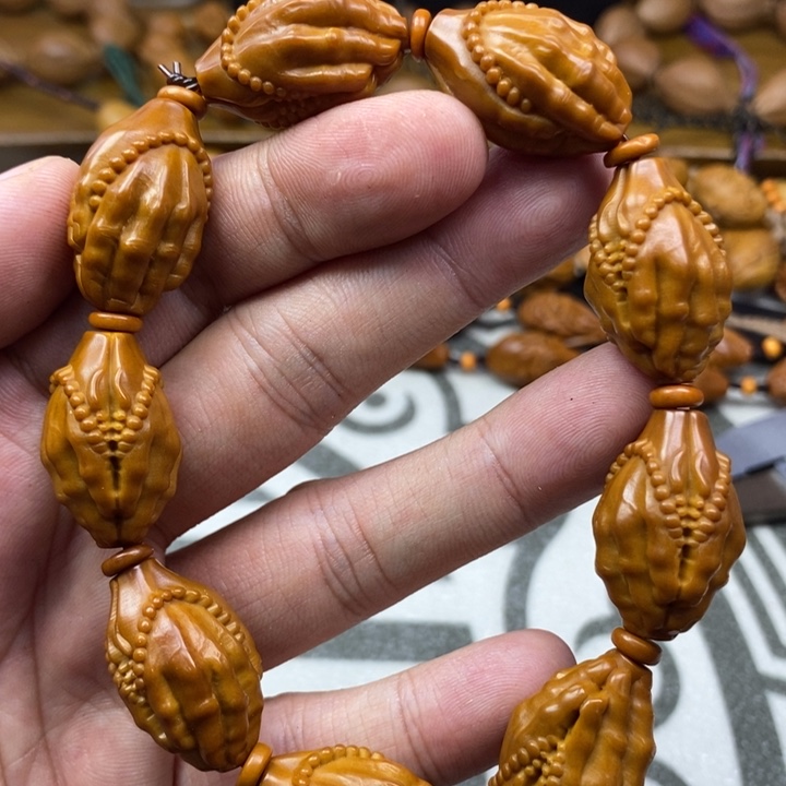 橄榄核手串/手链橄榄核雕工艺手串