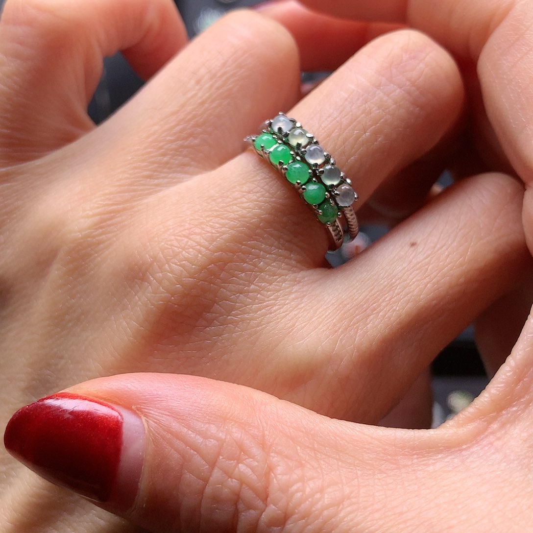 翡翠颈饰银S925镶嵌胖*猫11111