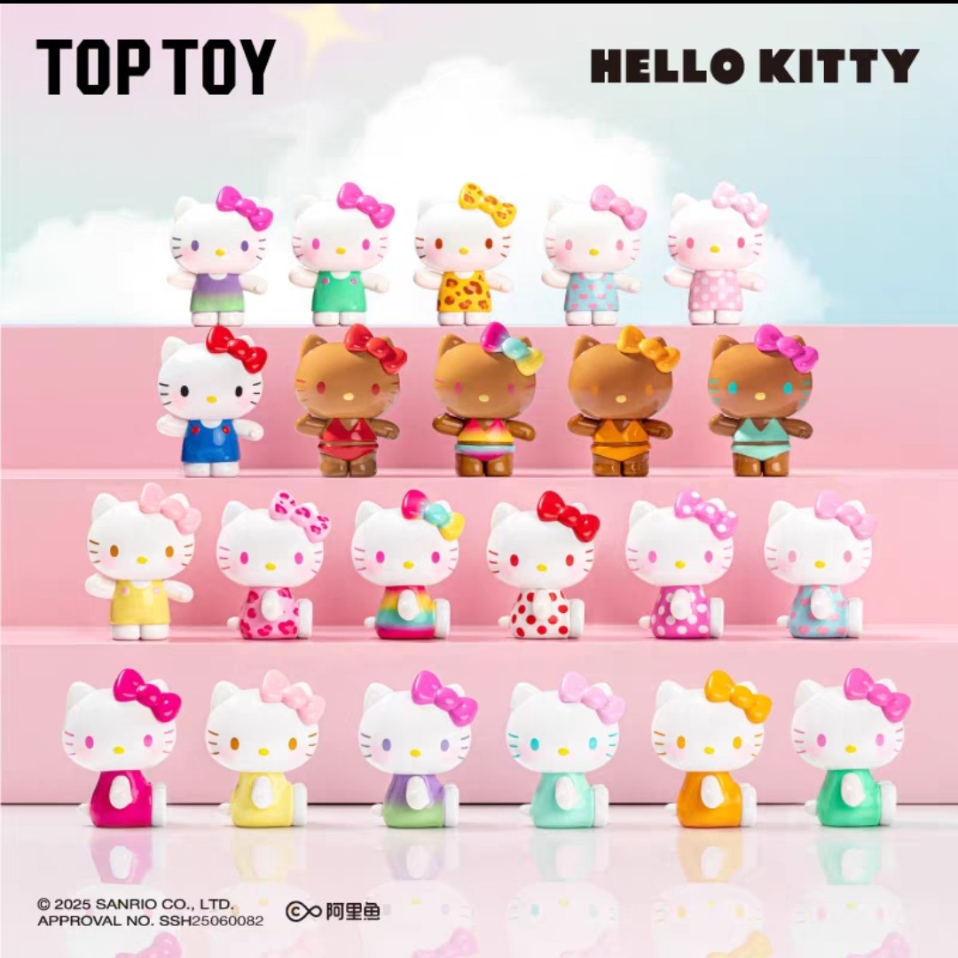 【TOPTOY】三丽鸥彩虹糖萌粒派对系列 正版授权盲粒