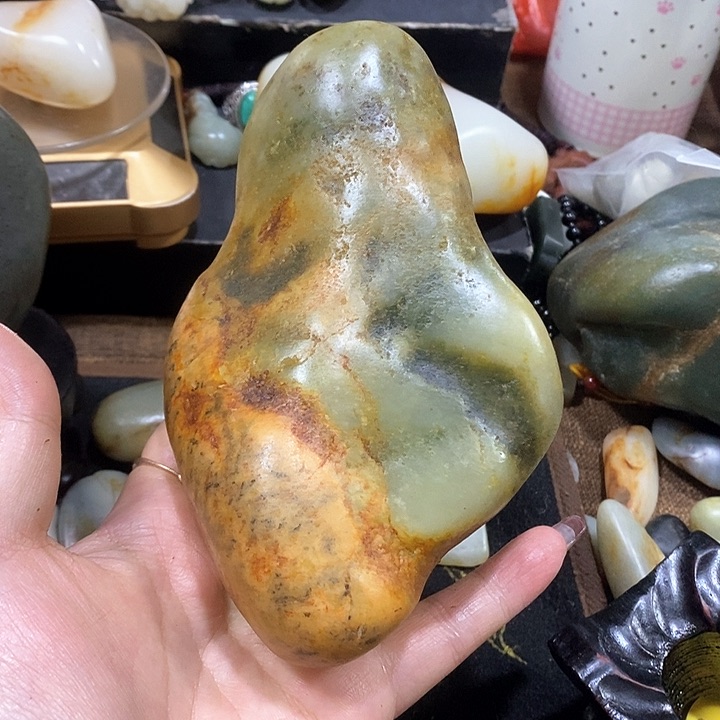 未镶嵌和田玉（糖玉）挂件寒**隐