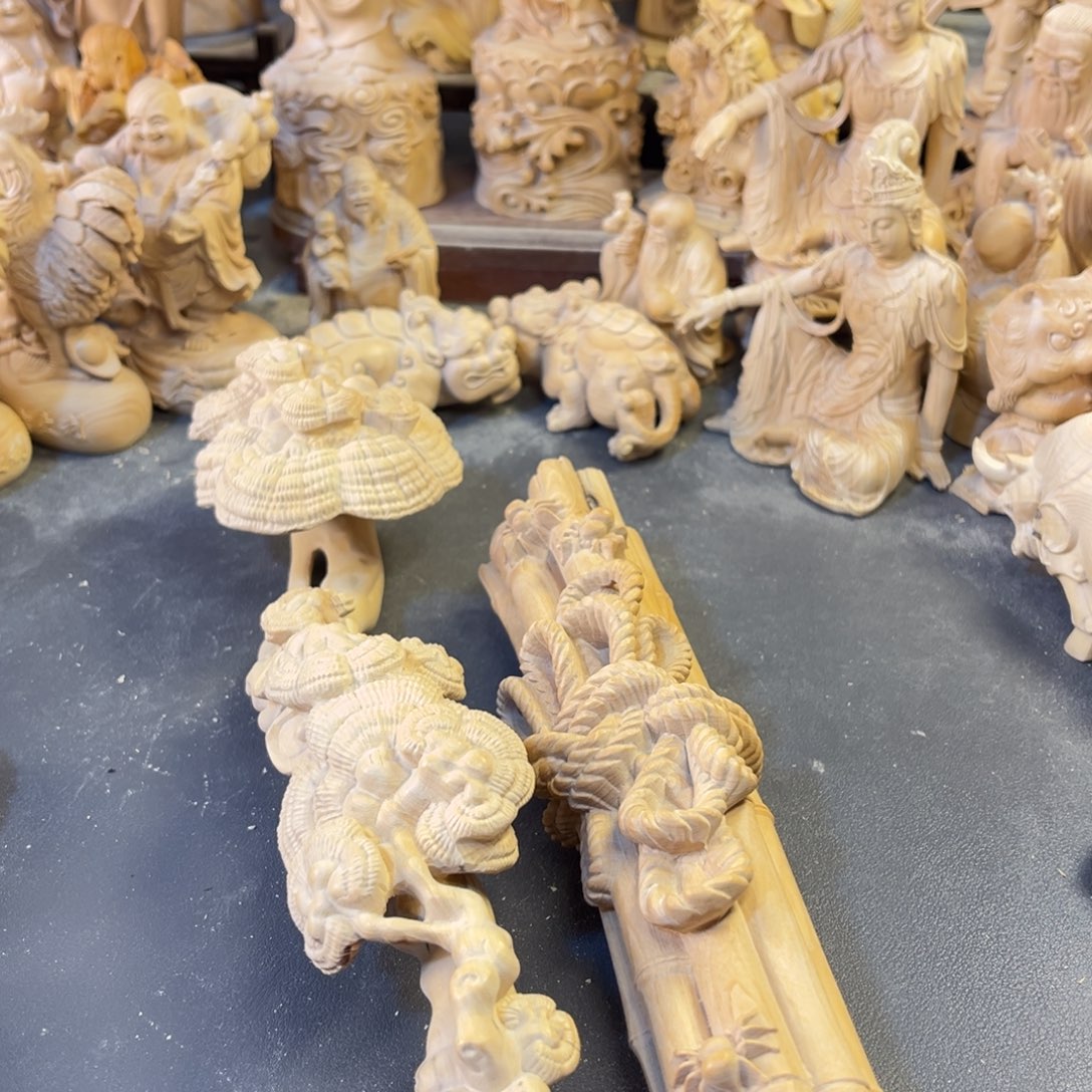 醉***人木小叶黄杨木30长灵芝20长一捆财