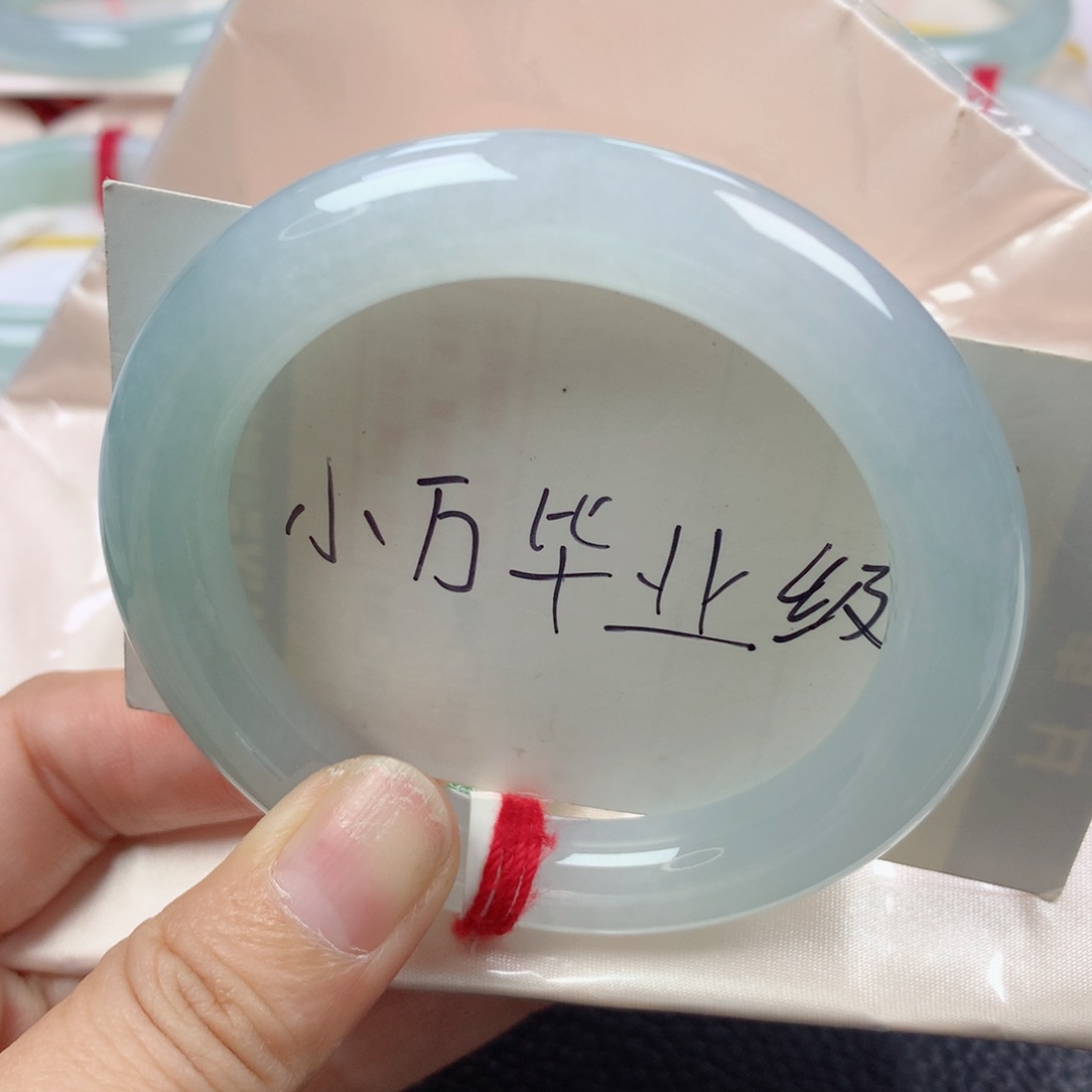 未镶嵌手镯翡翠缅甸天然翡翠55圈