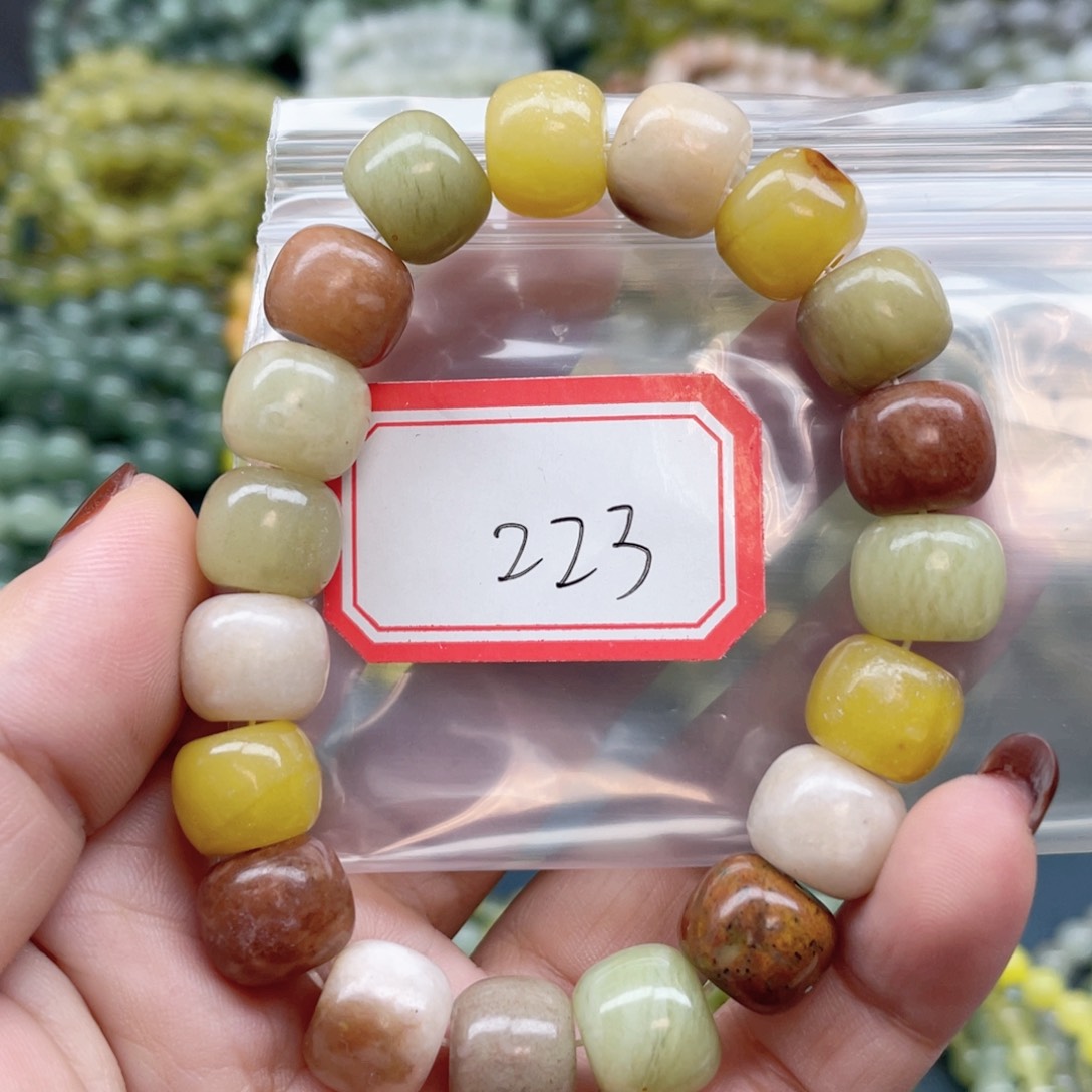 未镶嵌蛇纹石玉手串