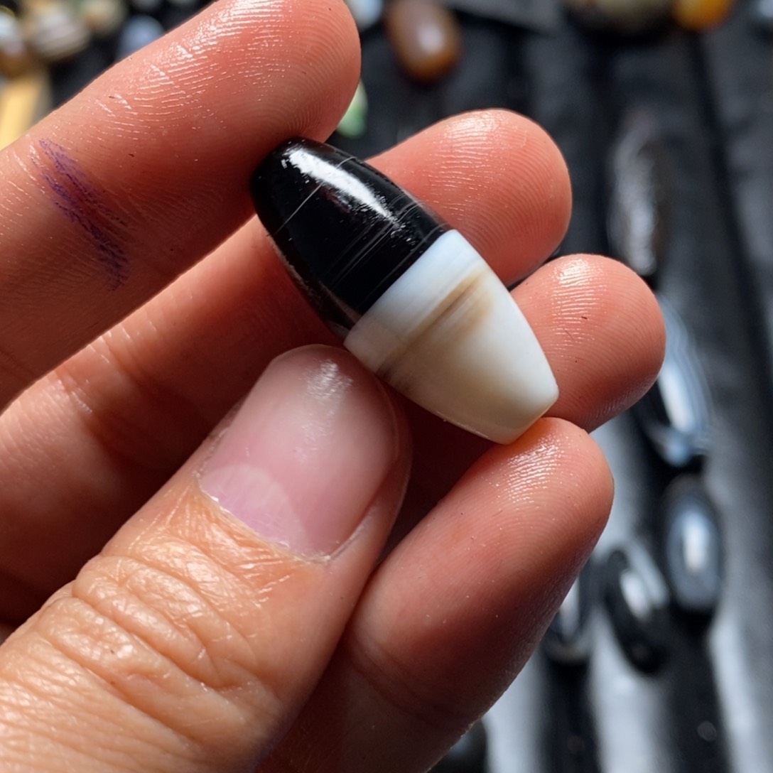 玛瑙/玉髓颈饰未镶嵌古***z