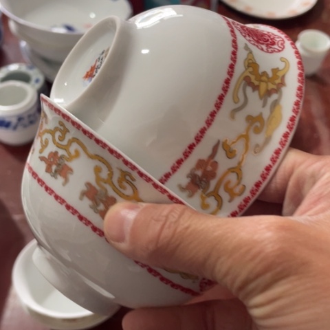 景德镇陶瓷5英寸2个