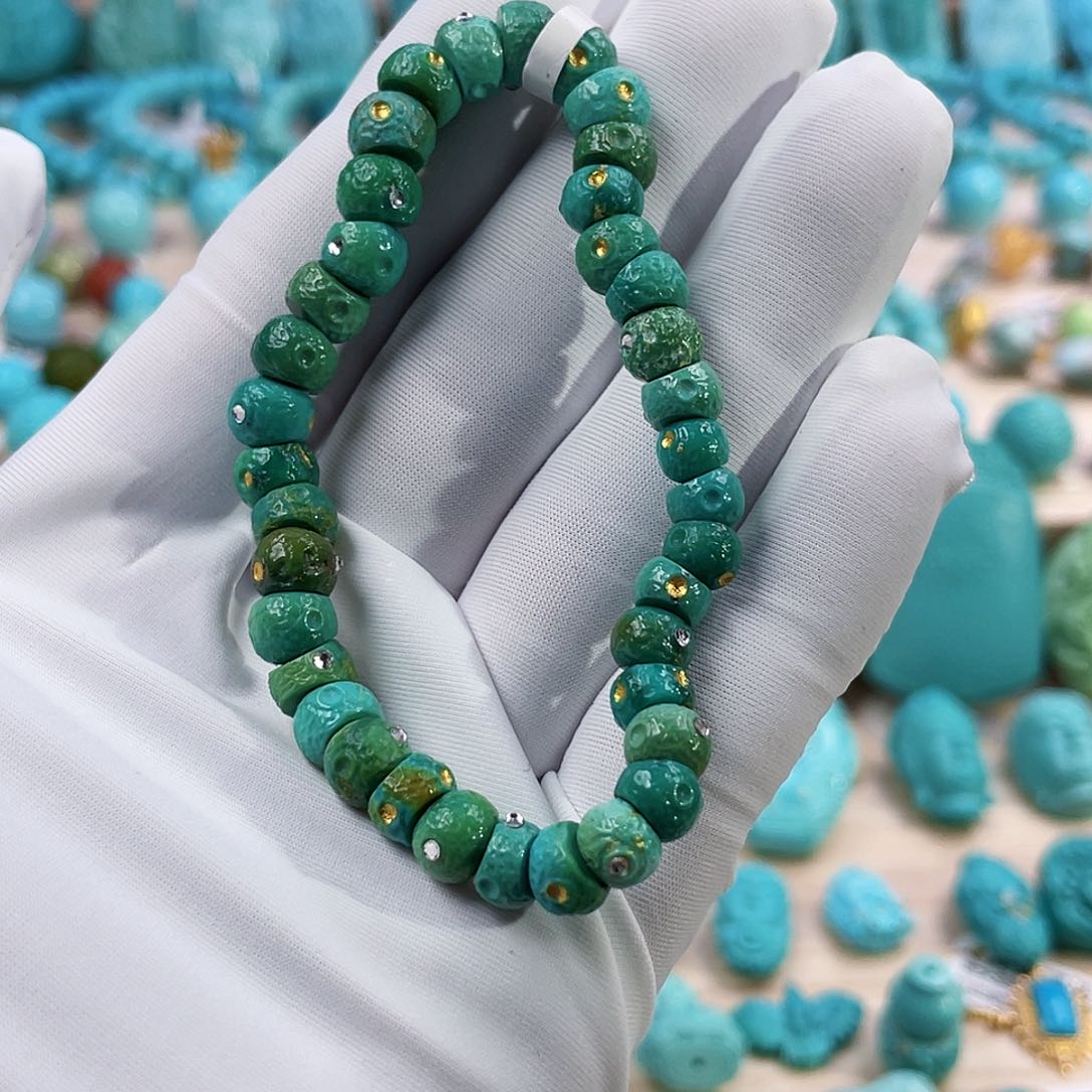 绿松石珠宝奇石未镶嵌