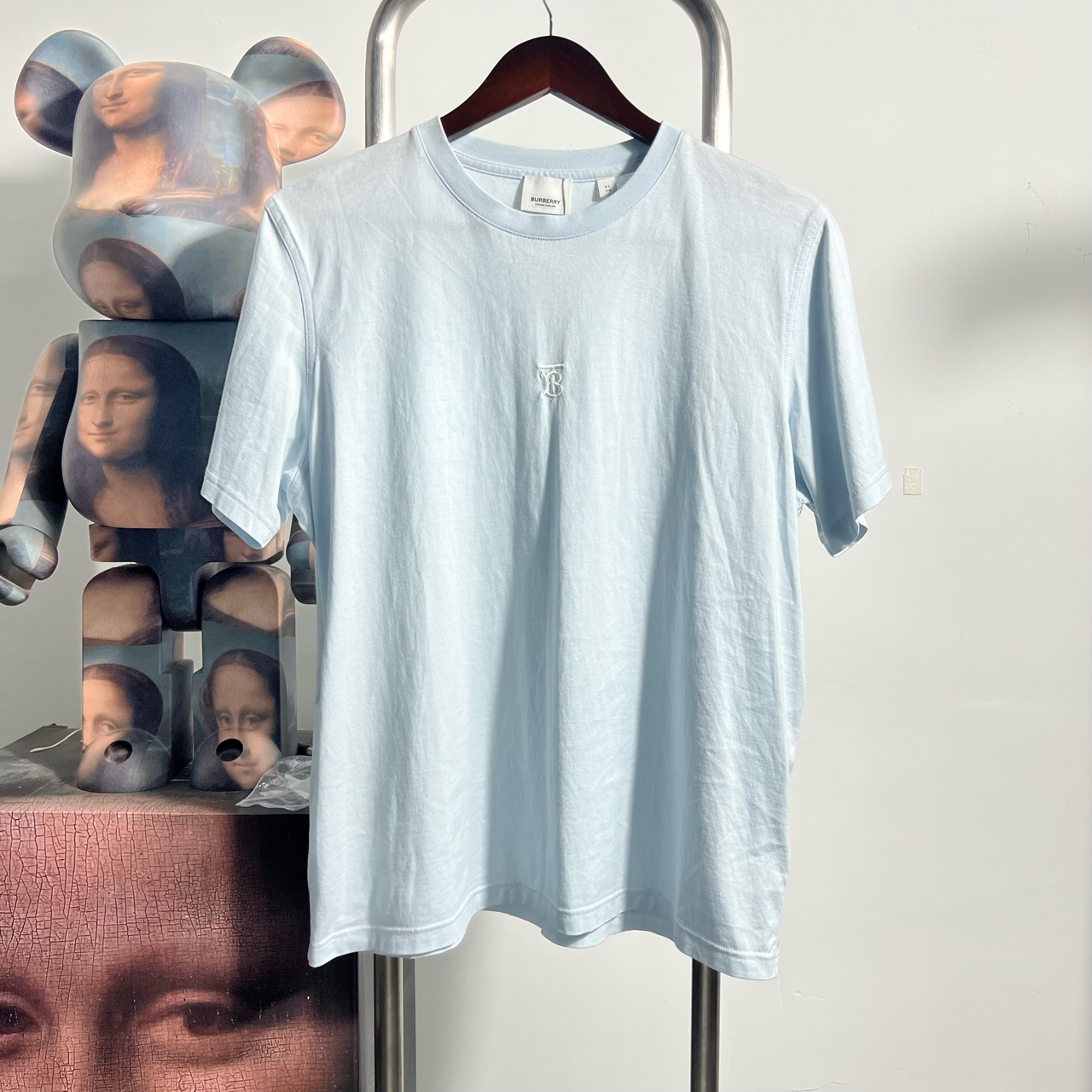 99新 BURBERRY/博柏利 巴宝莉tb刺绣logo短袖P2532尺码：XL