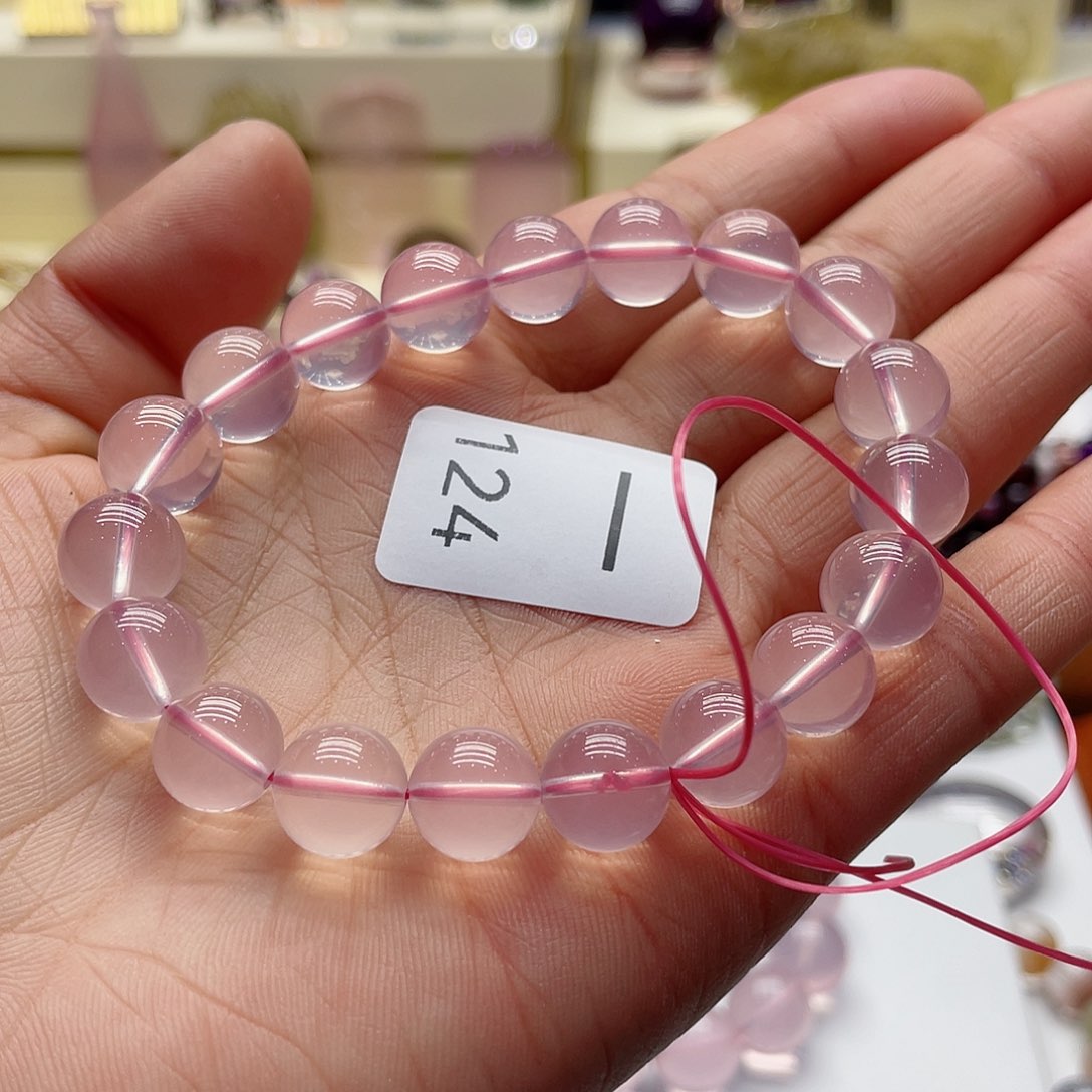 水晶手链未镶嵌粉晶