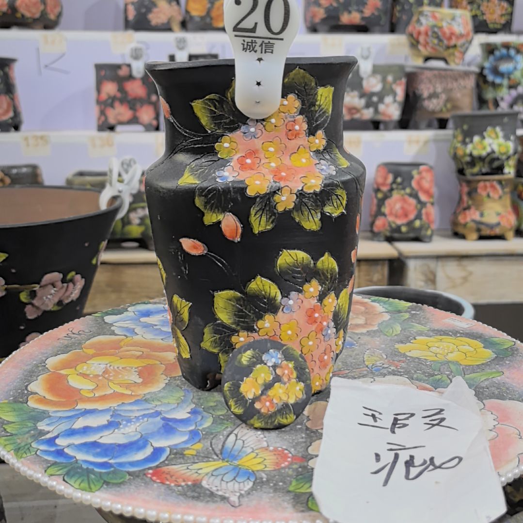 花盆红泥景德镇花盆