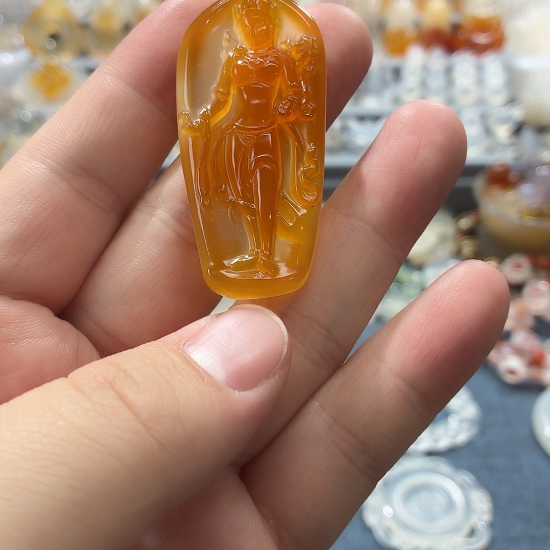 玛瑙/玉髓未镶嵌吊坠(不含链)