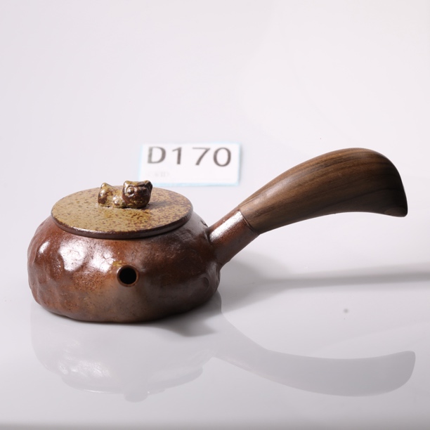 D170手捏壶自然落灰收藏款雷州窑日常家用泡茶实用之选手工茶壶