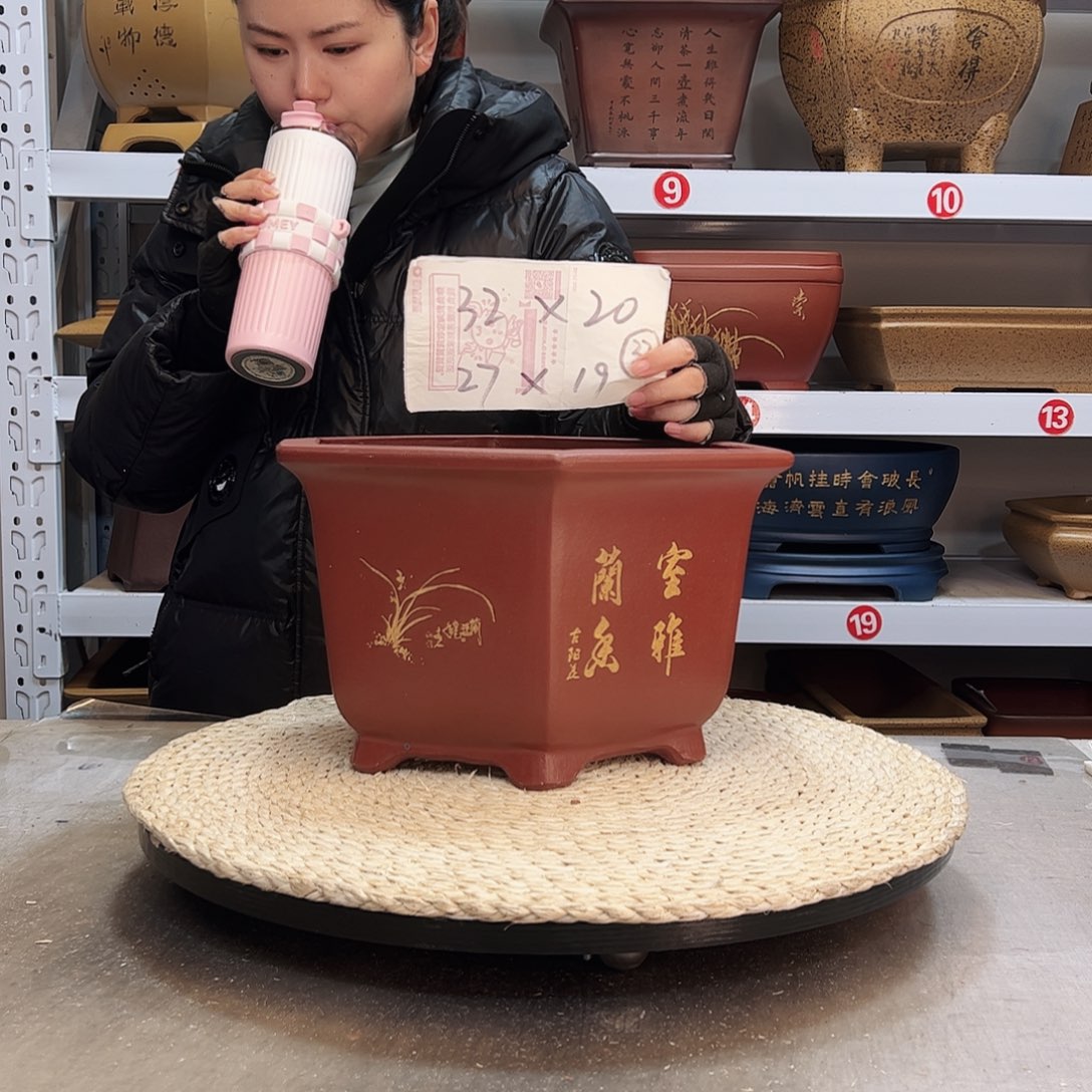 紫砂花盆紫砂花盆