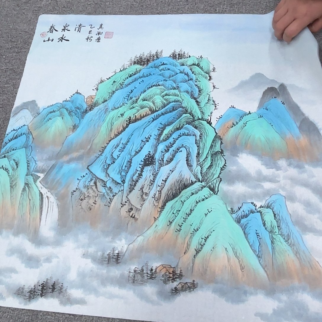 国画国画作品多次入选国内外